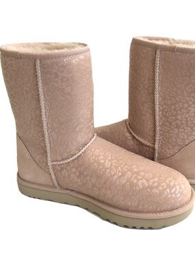 UGG Cream Shearling Boots